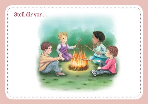 30 Fantasiereisen für Frühling, Sommer, Herbst und Winter. Bildkarten für Kinder von 4 - 10 (Körperarbeit und innere Balance. 30 Ideen auf Bildkarten)
