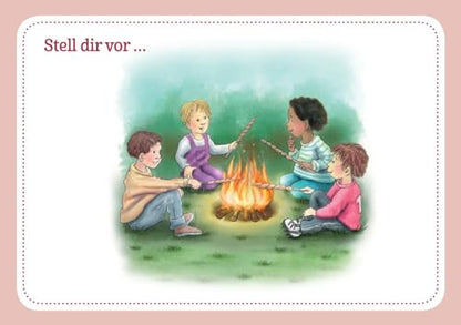 30 Fantasiereisen für Frühling, Sommer, Herbst und Winter. Bildkarten für Kinder von 4 - 10 (Körperarbeit und innere Balance. 30 Ideen auf Bildkarten)
