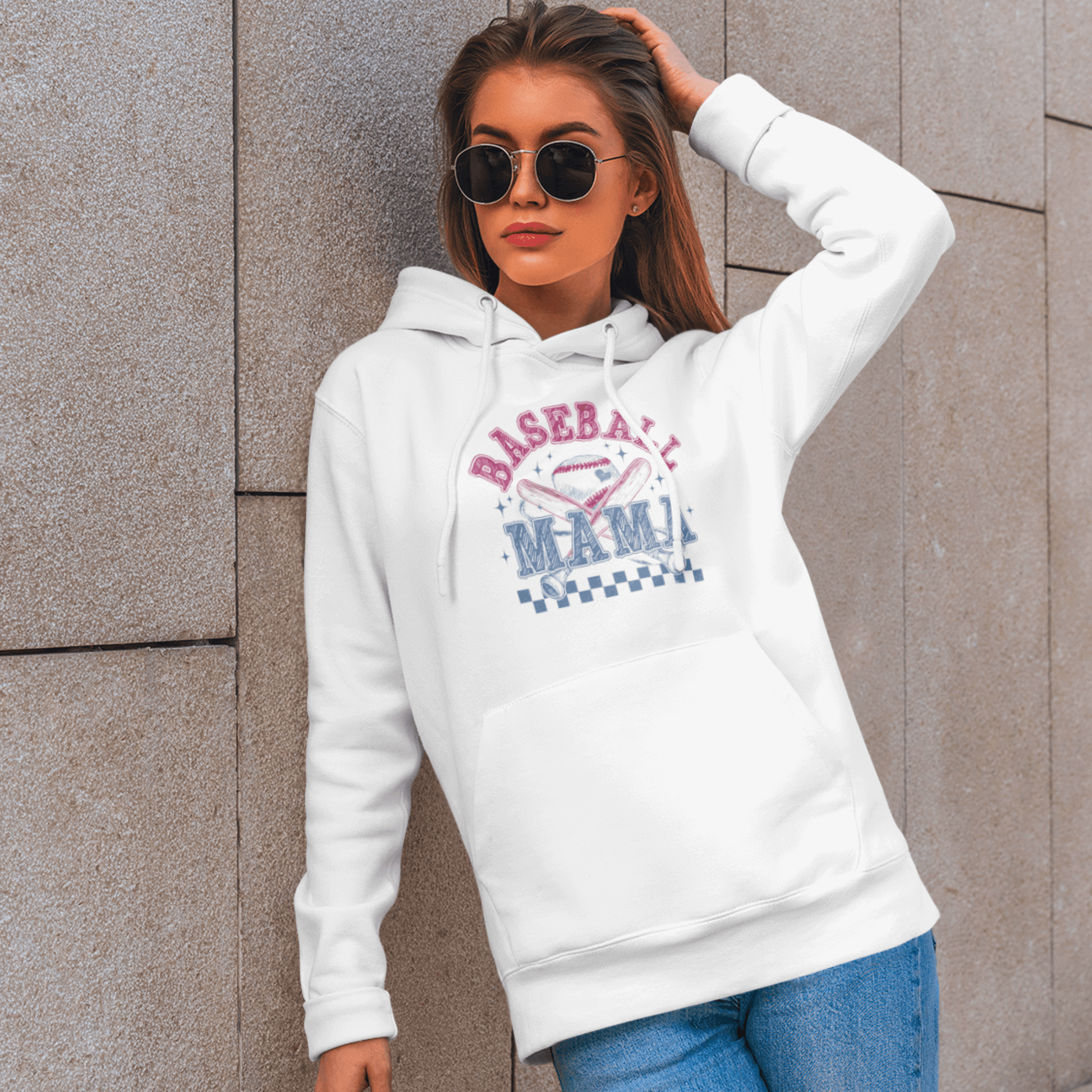 ⚾ Baseball Mama Hoodie – Stylisch, Bequem & Perfekt für jede Jahreszeit! 🏆 | JustHoods JH001 - Lilidesigns