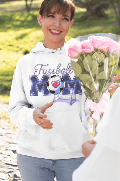 ⚽💙 Fussball Mom Hoodie – Stylisch und voller Leidenschaft für den Fußball! ✨ - Lilidesigns